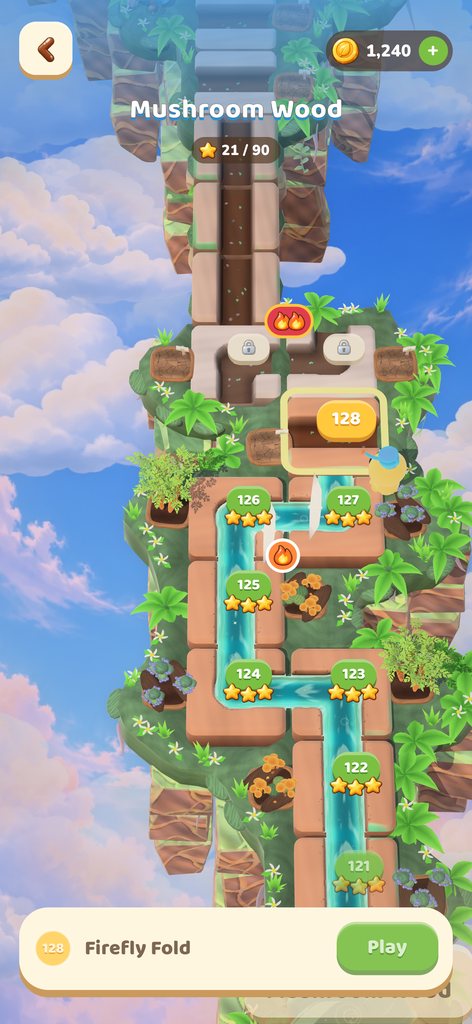 The level map of Mushroom Wood